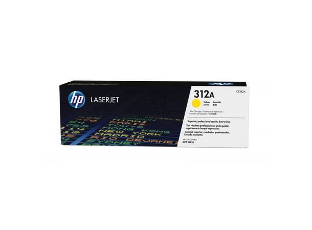 Toner HP CF382A gul 312A serie 2700 sider ved 5% til MFP M476 